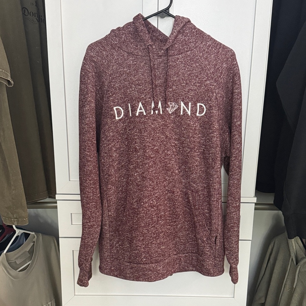 Diamond Supply Co. Maroon Hoodie